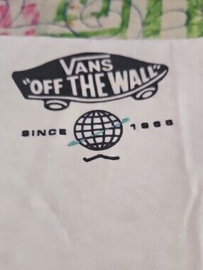 Vans Light Pink Tee with Black Logo Tag